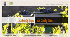 Desktop Screenshot of lakecountywinegrape.org