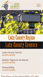 Mobile Screenshot of lakecountywinegrape.org